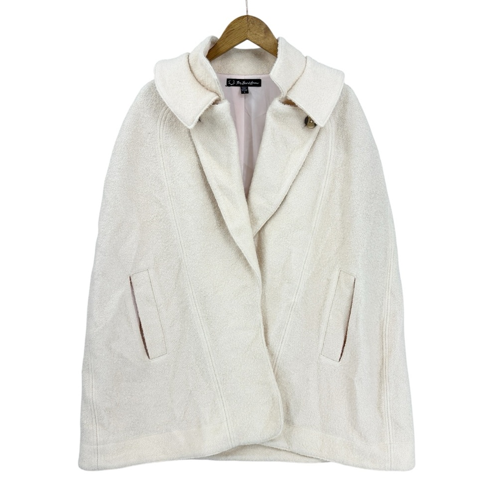 FOR LOVE AND LEMONS Cloak Coat Jacket Open Front Light Pink